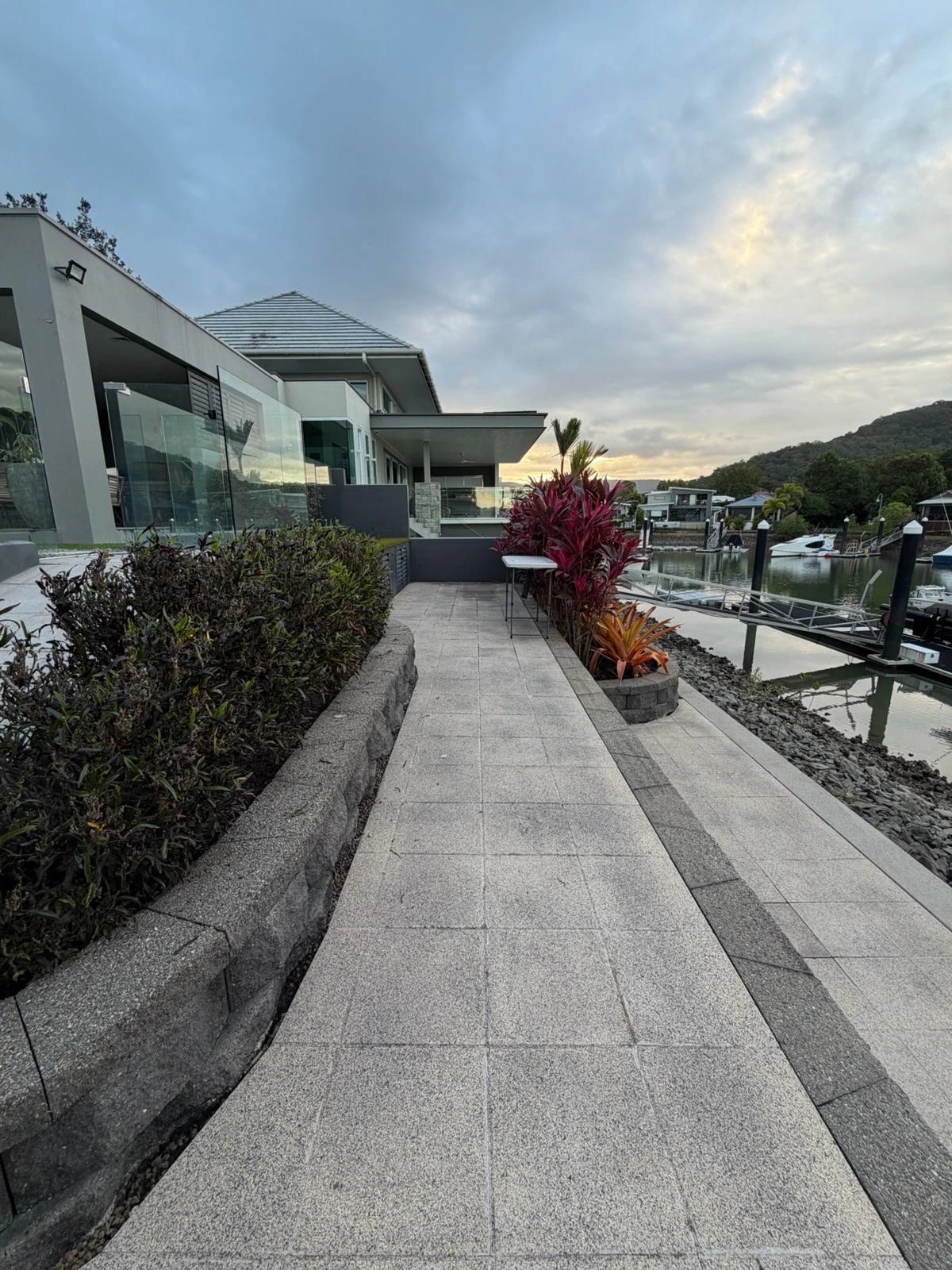 A waterfront Cairns property after a Wet Dream clean